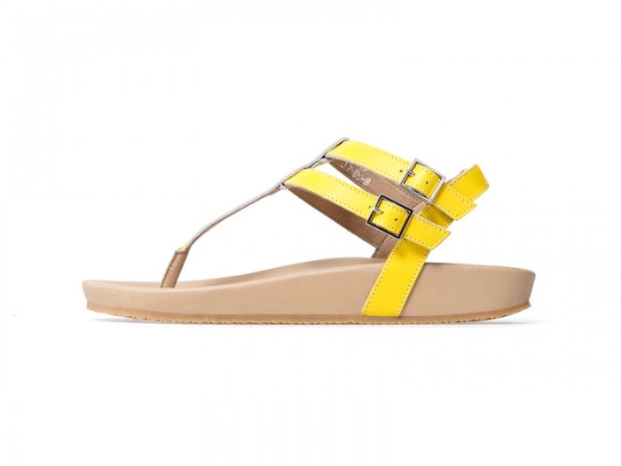 A side-view image of Tamara design in bright yellow color
